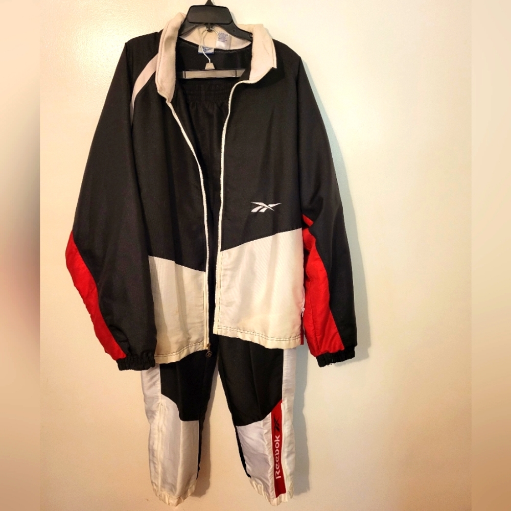 Vintage Reebok warm up  joggers set